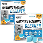 Washing Machine Cleaner Descaler 48 Pack - Value Size Deep Cleaning Tablets HE Front Loader & Top Load Washer, Septic Safe Eco-Friendly Deodorizer, Clean Inside Laundry Drum Tub Seal - 48 Count by ACTIVE