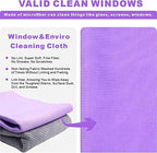 Longmann NorwexWindow Cleaning Cloth, Glass Cloth, Only Use Water, No Chemical Needed, Streaks Schatches Free, Just Add Water (Purple 1 Pack) - Image 3