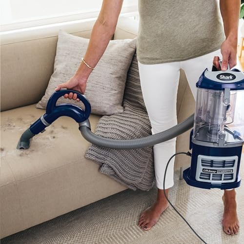Shark NV360 Navigator Lift-Away Deluxe Upright Powerful Suction Vacuum for Hardwood Floor, Carpet, Muti-Surface Spotless Cleaning with Large Dust Cup Capacity, Swivel Steering, Blue (Renewed) - Image 5