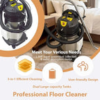 Commercial Carpet Cleaner Machine 1.3HP 40L 110V for Hotel&Office - Image 2