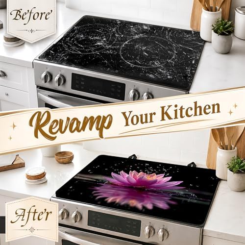 Stove Top Cover,28.5"L x 20.35"W,Heat Resistant Cooktop Protector Mat - Image 4