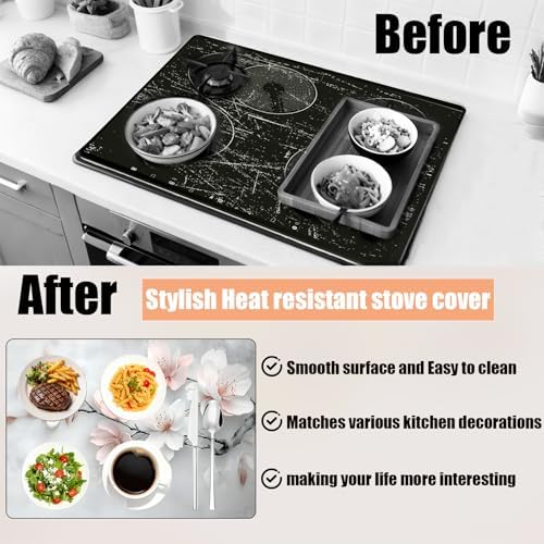 28"x20" Anti-Slip Electric Stove Top Cover - Image 2