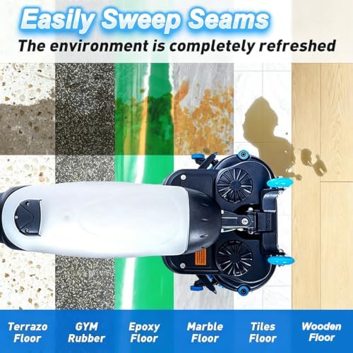 Commercial Floor Scrubber Machine, 17in Electric Buffer Polisher, - Image 6