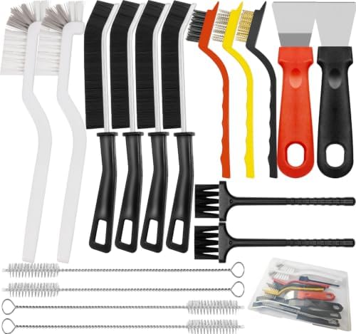 18PCS Crevice Cleaning Brush Hard Bristle Scrub Brushes for Gaps with Box by Unknown