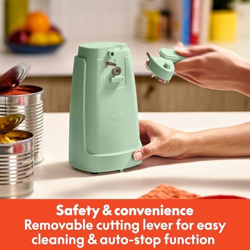 bella Electric Can Opener, Automatic One-Touch, Seaglass - Image 6