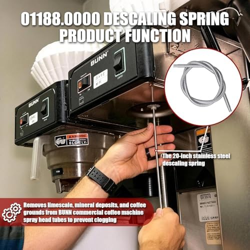 Sprayhead Cleaning Tool 38227.0000 & Deliming Spring 01188.0000 for Bunn - Image 4