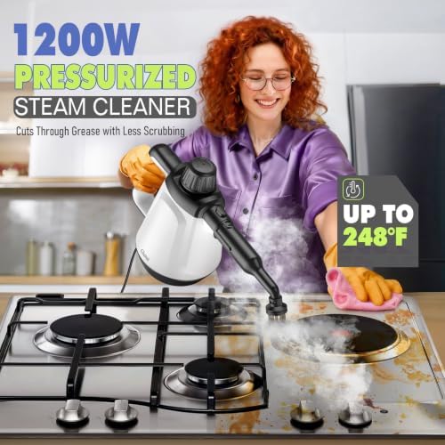 Handheld Steam Cleaner, Steamer for Cleaning with 13 Accessories - Image 2