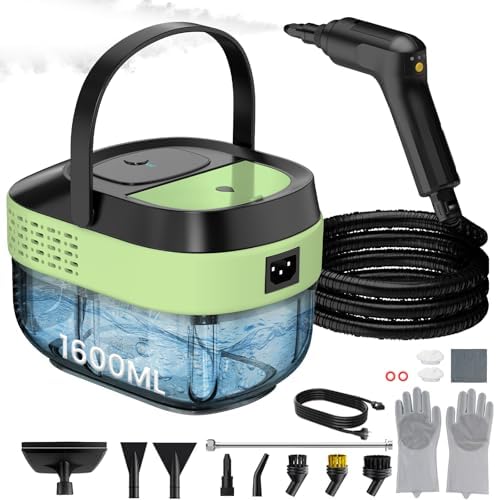 Granarbol Steam Cleaner, 2500W 1.6L Handheld Steamer for Home Car Cleaning by Granarbol