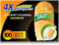 Multi Surface Duster Refills, 360-Degree Heavy Duty, 100 Count, Compatible with Swiffer Dusters by LANARP