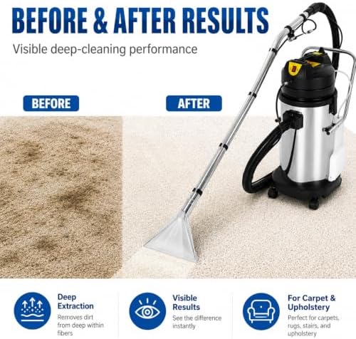40L/11Gal Commercial Carpet Cleaner Machine - Image 5