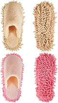 Jecery 2 Pair Microfiber Slippers Floor Cleaning Mop by Jecery
