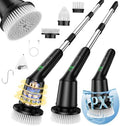 Electric Spin Scrubber for Bathroom, Shower Scrubber with Long Handle by CTMAST