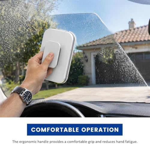 6-in-1 Magnetic Window Cleaner,Magnetic Car Windshield Cleaner Tool, 3-10mm - Image 5