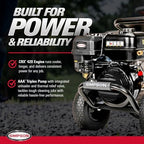 Simpson PowerShot 4400 PSI Gas Pressure Washer, 4.0 GPM, CRX 420cc Engine - Image 3
