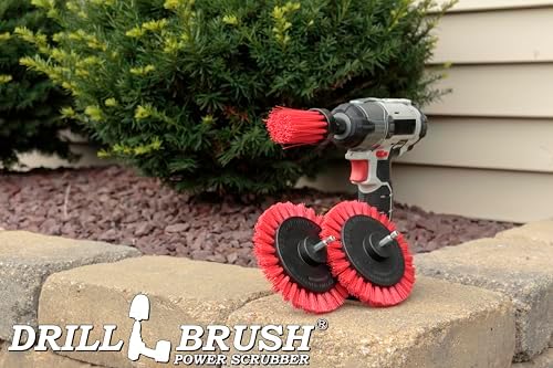 Drillbrush Hard Bristle Cleaning Brush for Crevices and Gaps - Outdoor - Image 6