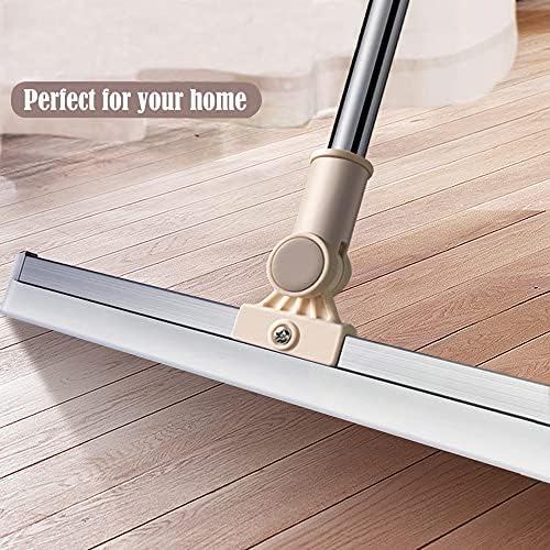 20 in Silicone Floor Squeegee 65 in Long Handle for Floor Window Cleaning - Image 2
