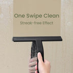 dancemoon JustHang Shower Squeegee with Built-in Hook, 10-Inch Black - Image 2