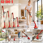 NATBEESY 2 in 1 Electric Spin Scrubber Compatible with Milwaukee 18V Battery (Tool Only), Dual Head Power Scrubber, 680/1200 RPM, 45° Adjustable Head, Extendable Handle for Tile, Tub, Floor & Bathroom - Image 5