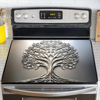 NYZE Tree of Life Silicone Stove Top Cover 28 x 20 Inch Decorative by GIVEYOUTHEBEST