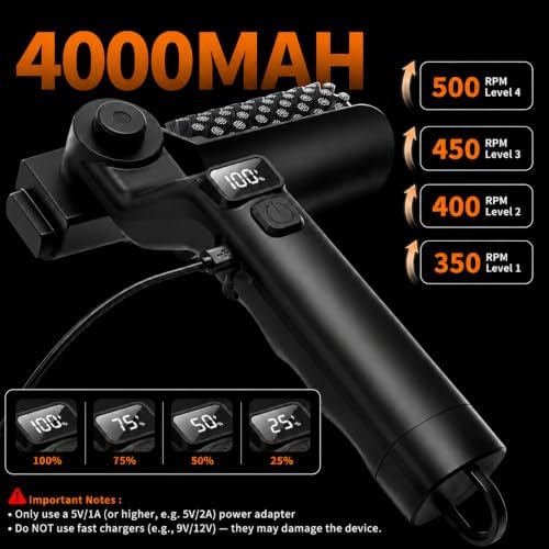 Electric Grill Brush,Cordless BBQ Grill Cleaner with Display Screen - Image 2