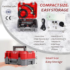 1500W Handheld Steamer for Cleaning, High-Pressure Steam Cleaner, Quick 15s Heat-Up, 212℉ Powerful Steam for Grout, Tile, Home, Auto, Car Detailing, Kitchen, Bathroom Cleaning - 110V, Red - Image 6