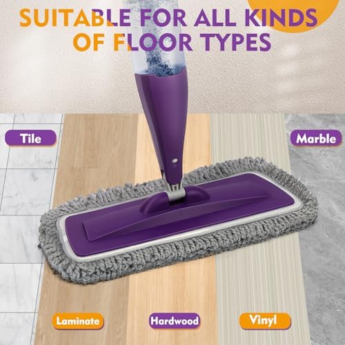 Microfiber Spray Mop for Floor Cleaning with Washable Pads,Dry Wet Use - Image 7