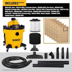 DEWALT Shop Vacuum Wet and Dry 12 Gallon 5.5 HP with Detachable Blower - Image 6