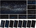 8 Pcs Fluorescent Light Covers with 80 Magnets Decorative for Classroom Ceiling Light 4 x 2 Feet Magnetic Light Covers Filter Easy Install for Office Hospitals & Home Drop Ceiling Supplies (Star) by Wiooffen