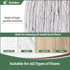 Eyliden Commercial Wet Mop with 2 Cotton Heads - Image 4