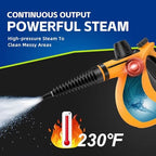 Handheld Steam Cleaner, Pressurized Multi-Surface Steam Cleaner with 11pcs Accessories, Chemical Free Multi-Purpose Steam Cleaners for Home Use, Steamer for Cleaning Floor, Tile, Windows, Couch, Grout - Image 2