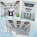 6Pcs Inspirational Fluorescent Light Covers for Classroom Ceiling Light 4x2Ft Motivational Word Magnetic Lights Cover Filter Easy Install for Back to School Office Hospital Ceiling Supply (Blackboard) - Image 5