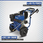 Powerhorse Gas Cold Water Pressure Washer, 4,400 PSI, 4.2 GPM - Image 2