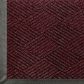 M+A Matting WaterHog Max Diamond | Commercial-Grade Entrance Mat with Diamond Pattern & Rubber Border | Indoor/Outdoor, Quick-Drying, Stain Resistant Door Mat (Maroon, 3' x 5') by MAMatting