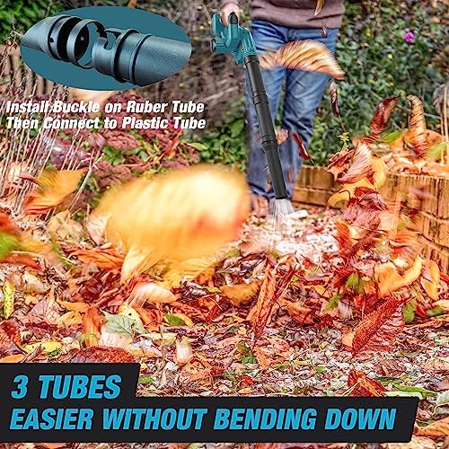 Cordless Leaf Blower for Makita 18V Battery,Electric Jobsite Air Blower with Brushless Motor,6 Variable Speed Up to 180MPH,2-in-1 Handle Electric Blower and Vacuum Cleaner(Battery Not Included) - Image 4