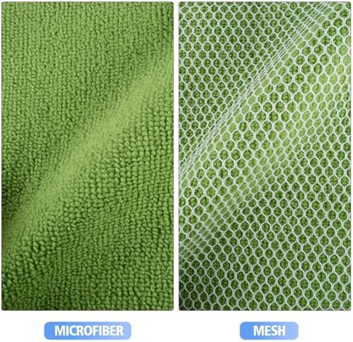 KinHwa Dish Cloths for Washing Dishes with Scrub Side, Microfiber Dish Rags - Image 2