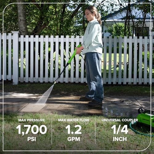 Greenworks 1700 PSI (1.2 GPM) Electric Pressure Washer - Image 4