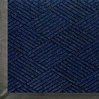 WaterHog Eco Premier | Commercial-Grade Entrance Mat with Diamond Pattern & Rubber Border | Indoor/Outdoor, Quick-Drying, Stain Resistant Door Mat (Indigo, 3x5) by MAMatting