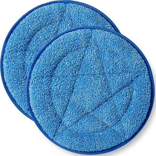 HHQ Microfiber Carpet Bonnet Pads Compatible with Oreck Orbiter Pads and Brushes, 12" & 13" Floor Buffer Pads, 2 Pack by HHQ-Motor