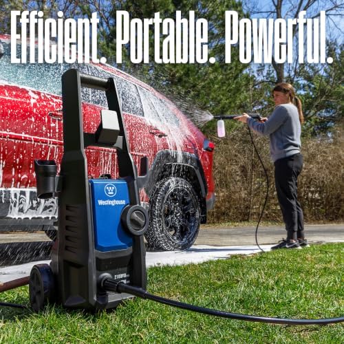 Westinghouse ePX3050 Electric Pressure Washer, 2100 Max PSI 1.76 Max GPM with Foam Cannon and Turbo Nozzle, for Cars/Fences/Driveways/Home/Patios - Image 2