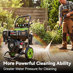 4200 PSI Gas Pressure Washer, 4.0 Max GPM 212CC 7HP Commercial Gas Power Washer, Spray Gun and Wand, 5 Nozzle Set, for Cars/Fences/Driveways/Homes/Patios/Furniture - Image 2