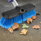 20 FT Exterior House Cleaning Brush Set with 5-12 Foot Telescoping Extension Pole, Soft Scrub Car Wash Brush, Medium Bristle Cleaning Brush and Window Squeegee & Washer - Image 7