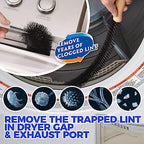 Holikme 42FT Dryer Vent Cleaner Kit 50Pcs - Lint Remover Brush Vacuum Tools - Image 4