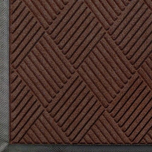 M+A Matting 2295 WaterHog Eco Premier Polyester Fiber Entrance Indoor/Outdoor Floor Mat, SBR Rubber Backing, 8.4' Length x 3' Width, 3/8" Thick, Southern Pine by MAMatting