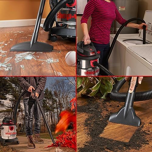 Shop-Vac 5989300 5 Gallon 4.5 Peak HP Stainless Wet/Dry Vac, Blower - Image 6