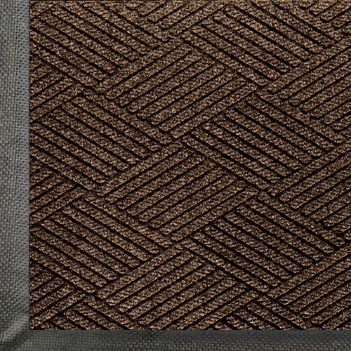 M+A Matting - 2295750035 WaterHog Eco Premier | Commercial-Grade Entrance Mat with Diamond Pattern & Rubber Border | Indoor/Outdoor, Quick-Drying, Stain Resistant Door Mat (Chestnut, 3x5) by MAMatting
