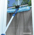 Unger Professional Connect and Clean 2-in-1 Squeegee and Scrubber, 14” Window Cleaning Tool, Essential Glass Cleaner for Commercial and Residential Use, Reusable Microfiber Sleeve, Streak-Free Results - Image 2