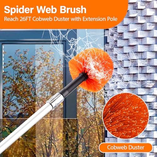30FT High Reach Duster Cleaning Kit with 5-24 FT Extension Pole - Image 6