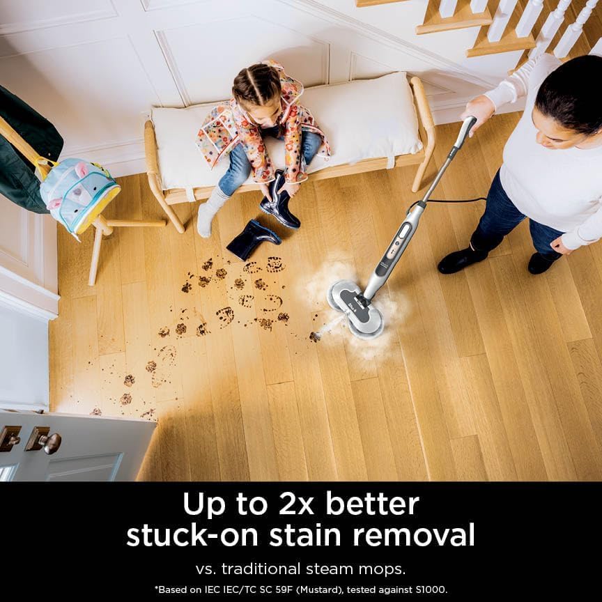 Shark S8201 Steam & Scrub with Steam Blaster Technology All-in-One Hard Floor Steam Mop with 3 Steam Modes & LED Headlights, Bronze (Renewed) - Image 2