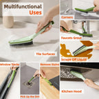 3-in-1 Detail Cleaning Brush, Crevice Grout Brush, 2PCS - Image 2