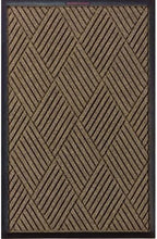 WaterHog Max Diamond | Commercial-Grade Entrance Mat with Diamond Pattern & Rubber Border | Indoor/Outdoor, Quick-Drying, Stain Resistant Door Mat (Khaki, 4' x 10') by MAMatting
